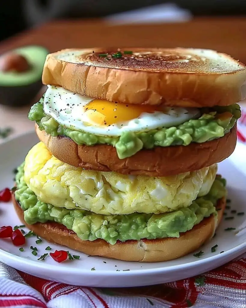 Avocado Egg Breakfast Sandwich