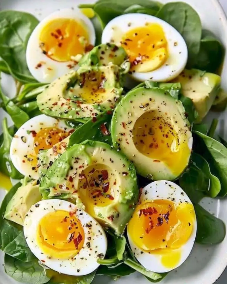 Avocado Spinach Egg Salad