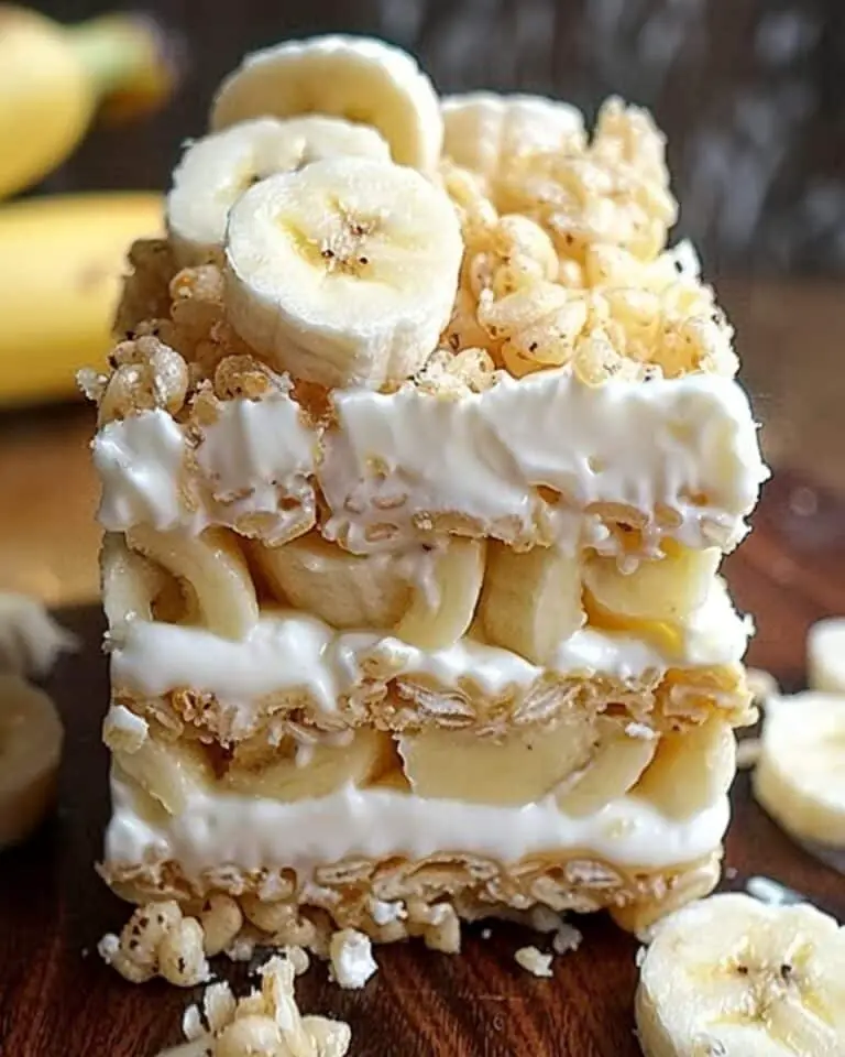 Banana Pudding Rice Krispie Treats
