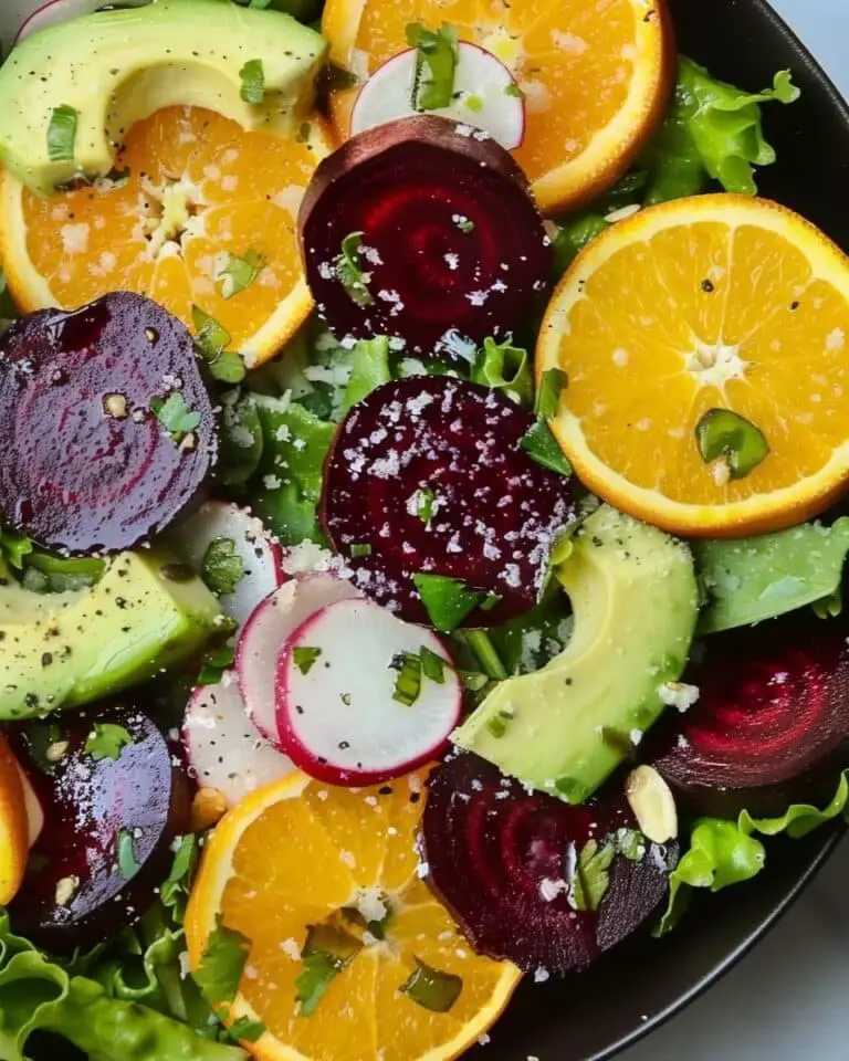 Beetroot, Avocado, and Orange Salad