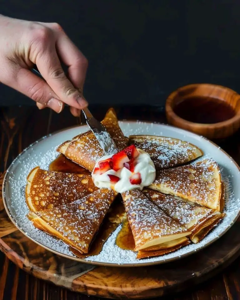 Blood Orange Crêpe Suzette for Two