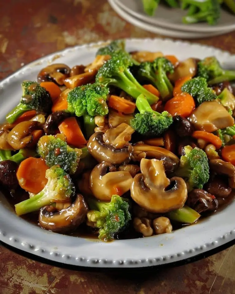 Broccoli, Mushroom & Carrot Stir-Fry