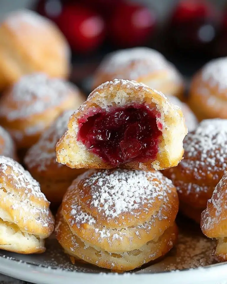 Cherry Pie Bombs with Biscuits