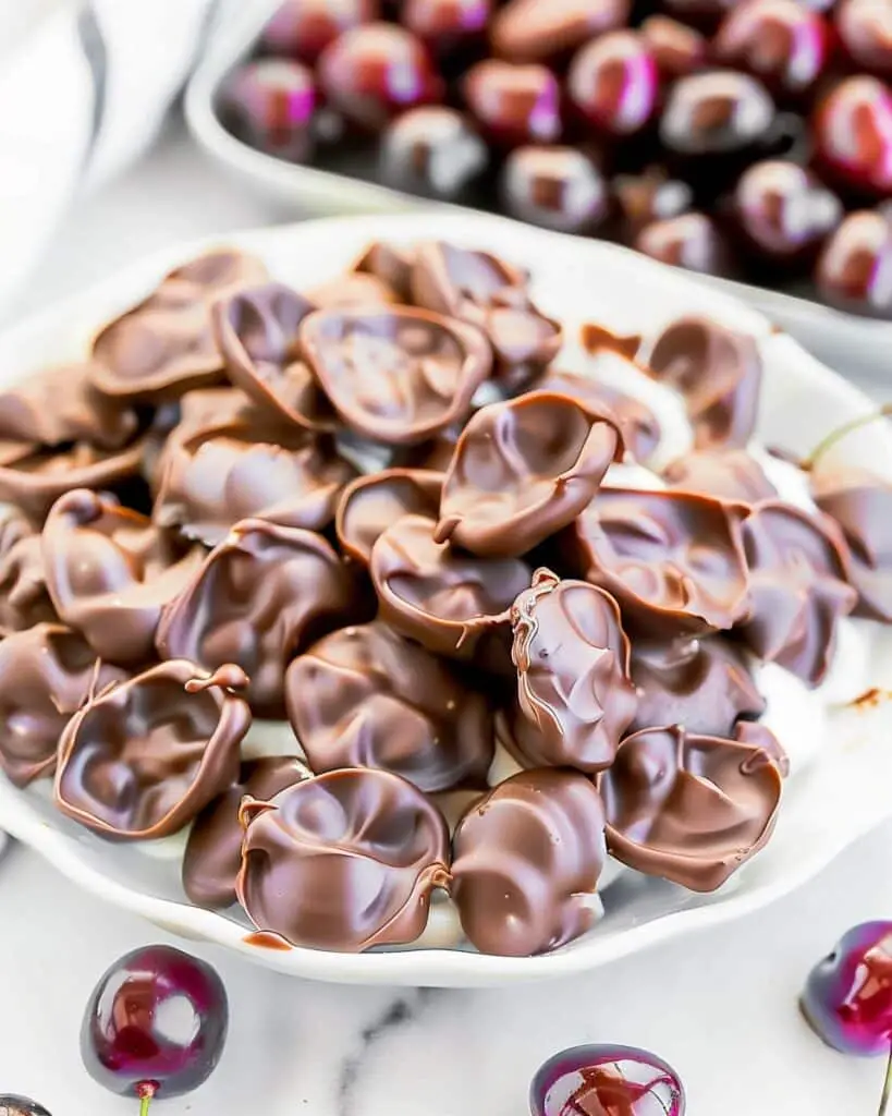 Frozen Cherry Yogurt Clusters