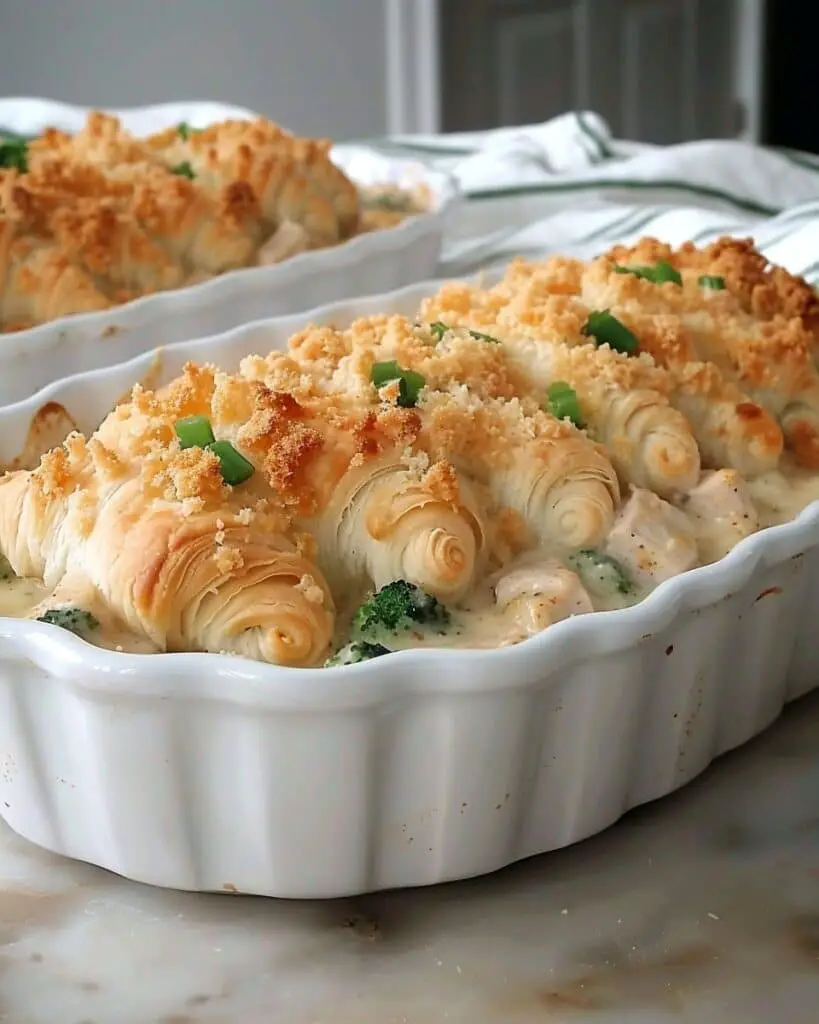 How To Make Creamy Broccoli Chicken Crescent Bake