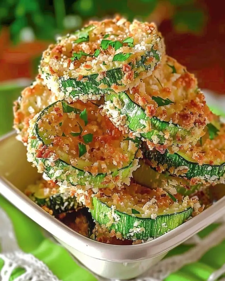 Crispy Parmesan Zucchini Rounds Recipe