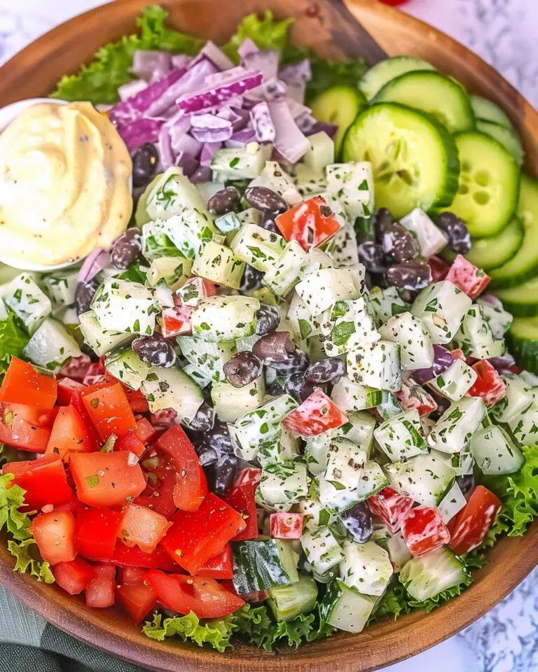 Crunchy Veggie Bean Chopped Salad