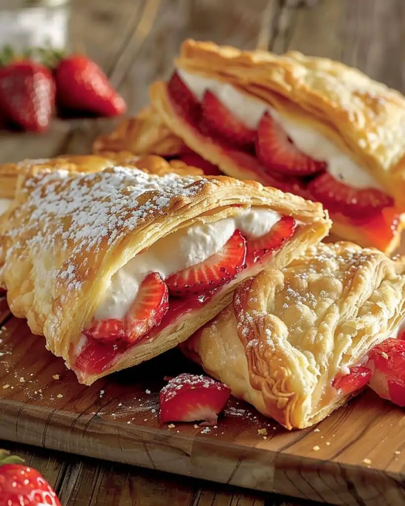 Strawberry Cheesecake Turnovers