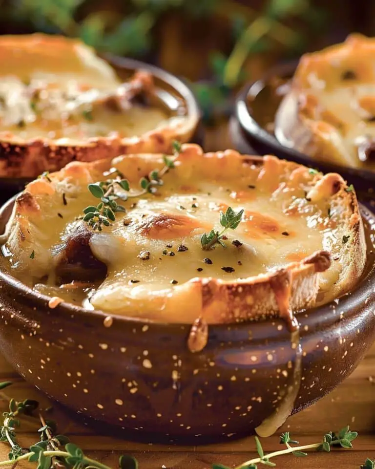French Onion Short Rib Soup with Cheesy Gruyère Toast