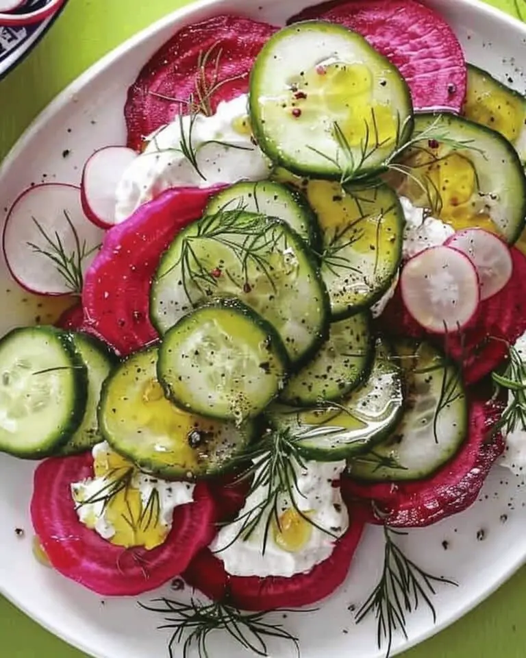 How To Make Fresh Cucumber and Beet Salad