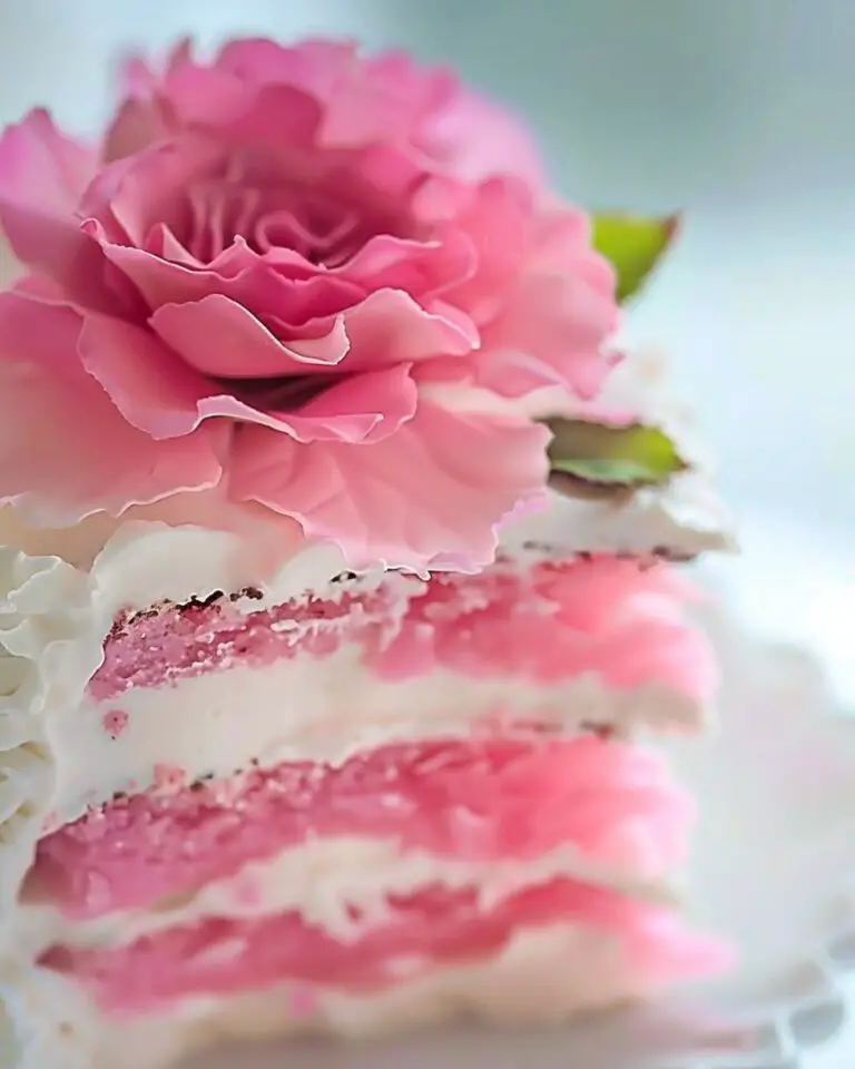 Pink Pitaya Soft Cake