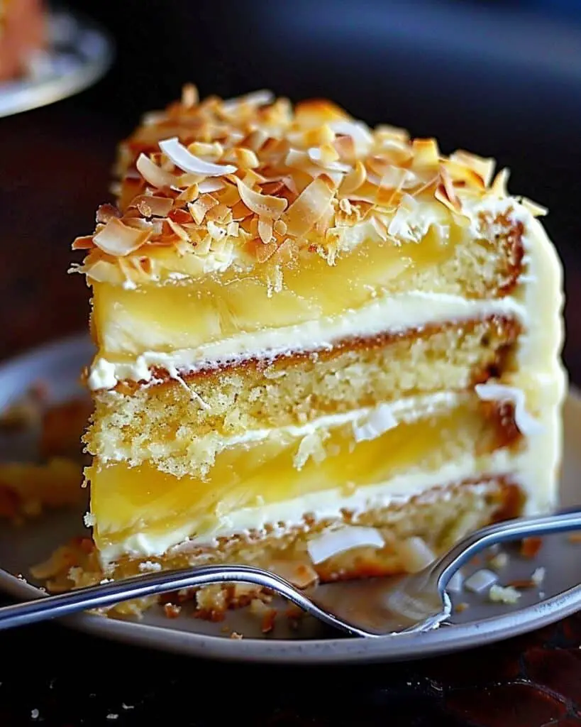 Hawaiian Pineapple and Coconut Cake