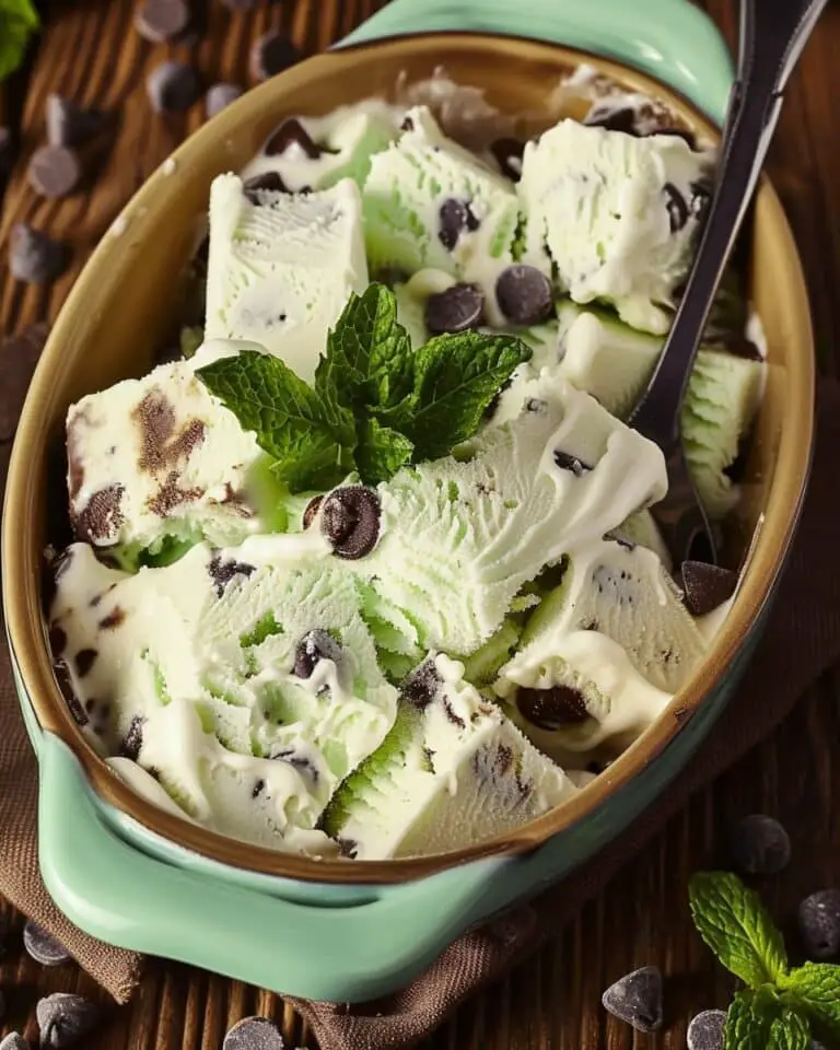 Mint Chocolate Chip Ice Cream