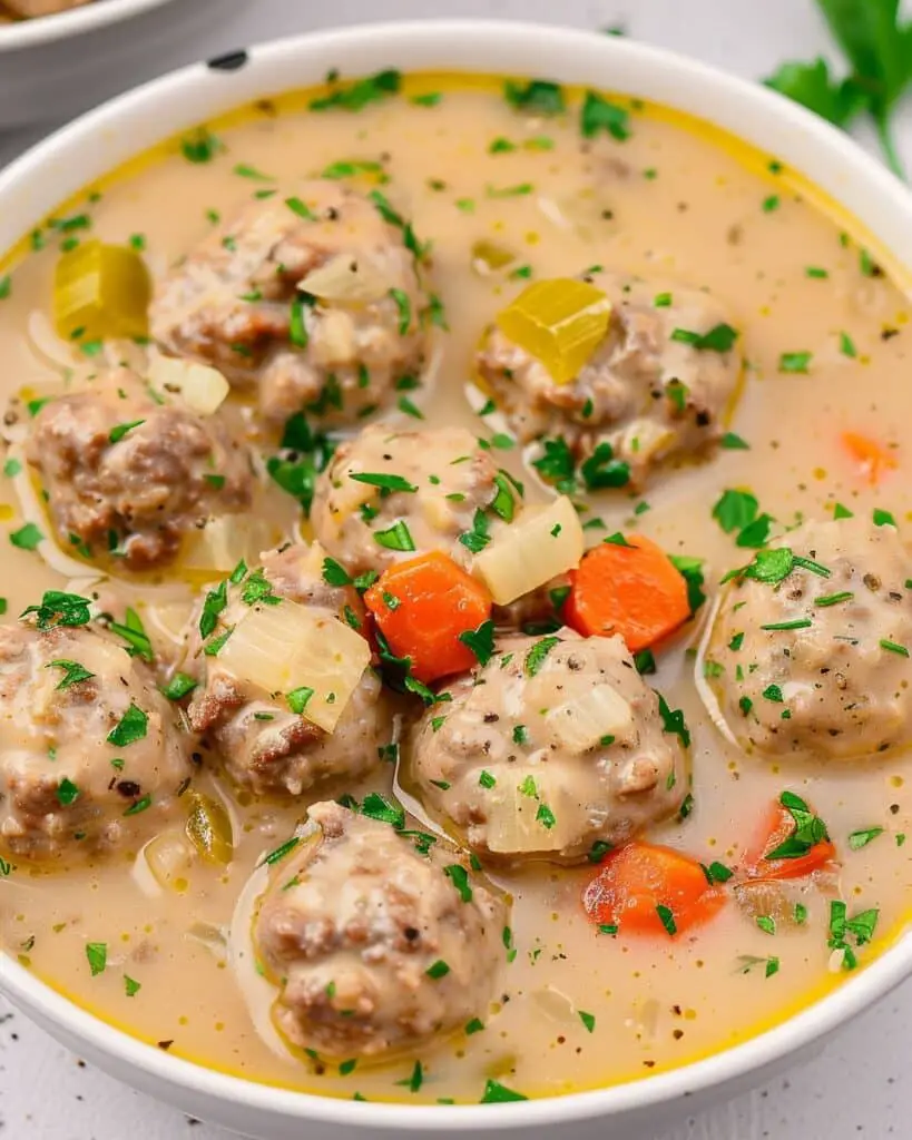 Hearty Swedish Meatball Soup