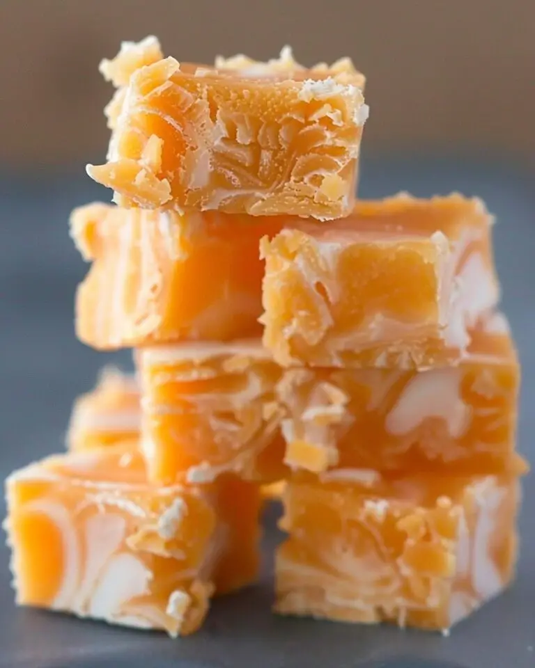 Homemade Orange Creamsicle Fudge