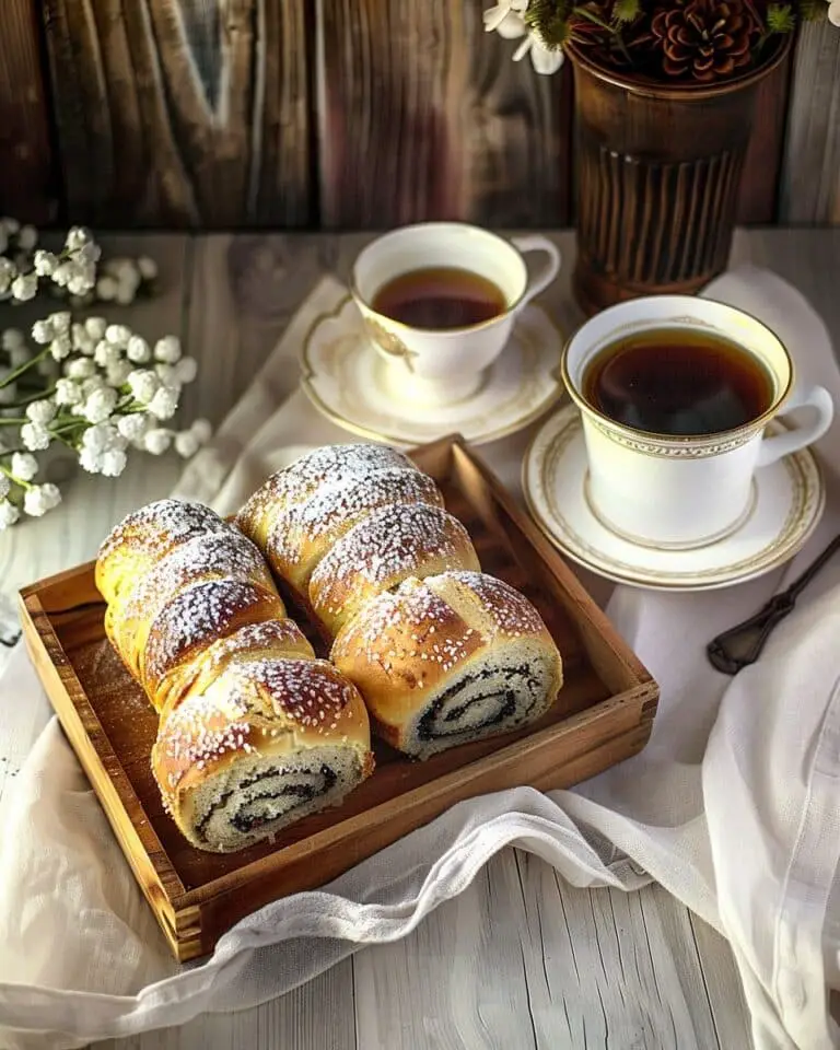 Hungarian Walnut and Poppy Seed Rolls (Diós és Mákos Kalács)