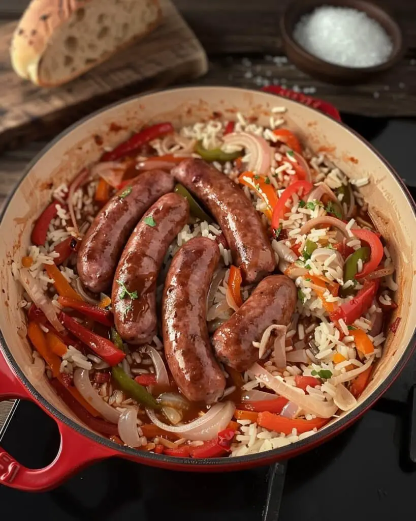 Italian Sausage, Peppers and Onions