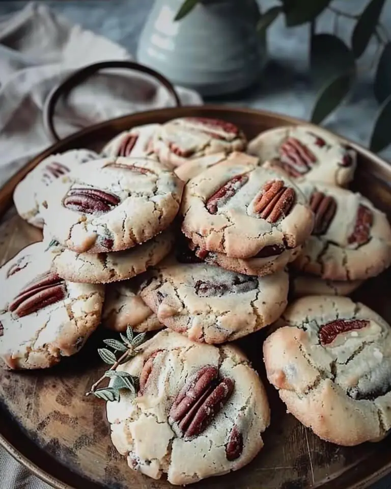 Keto Cream Cheese Pecan Cookies