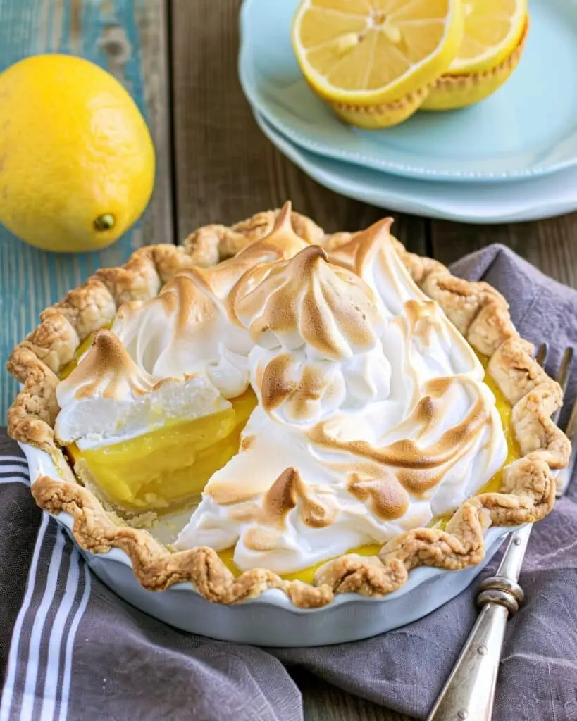 Keto Lemon Meringue Pie