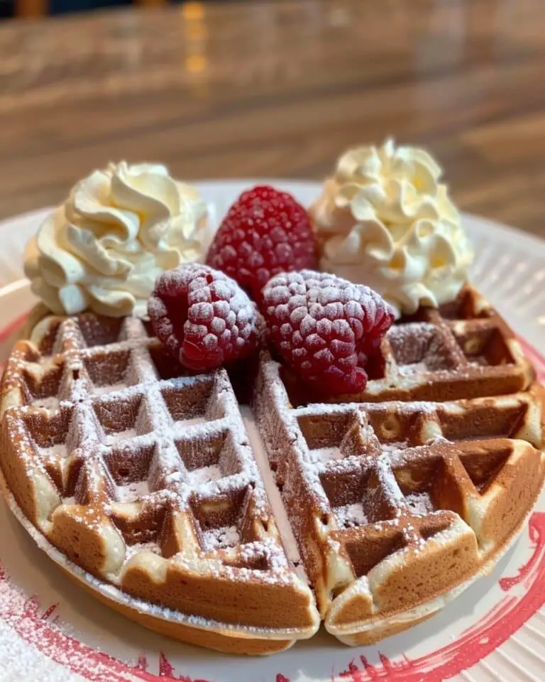 Keto Vanilla Breakfast Waffles