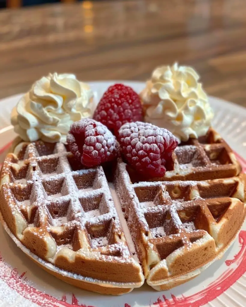 Keto Vanilla Breakfast Waffles