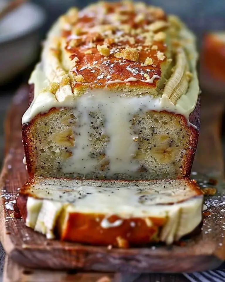 Large Batch Banana Cheesecake Bread