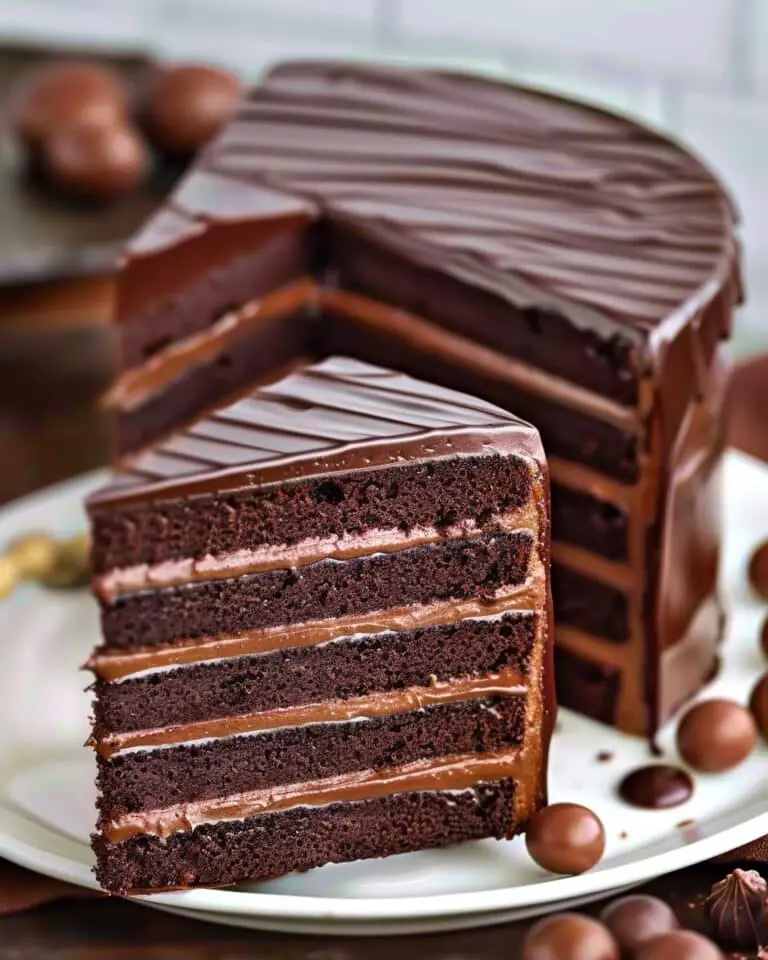 Layered Chocolate Cake Recipe