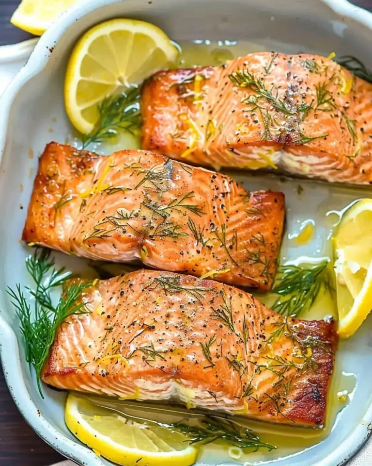 Oven Poached Salmon
