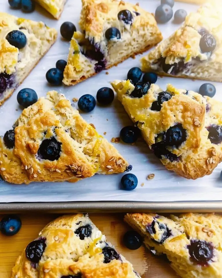 How To Make Lemon Blueberry Cottage Cheese Scones
