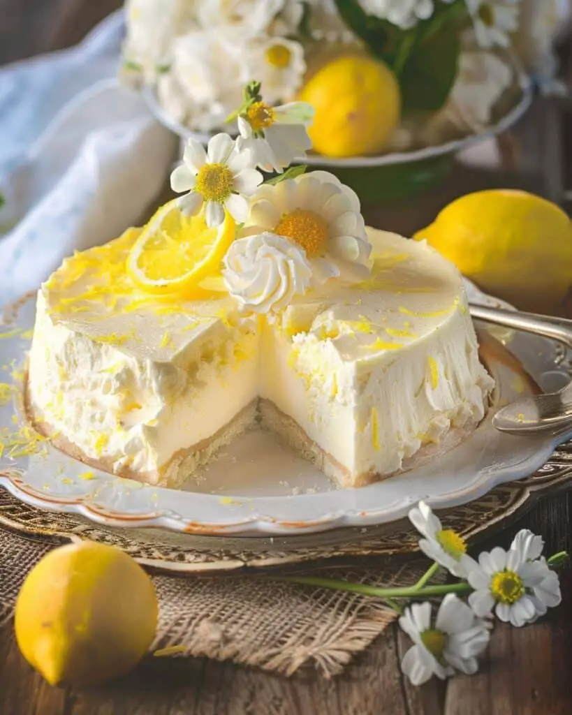 How To Make Lemony White Chocolate Cheesecake