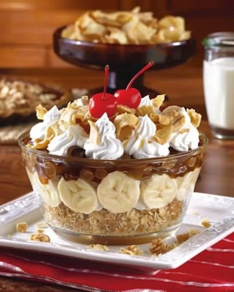 No-Bake Banana Split Dessert