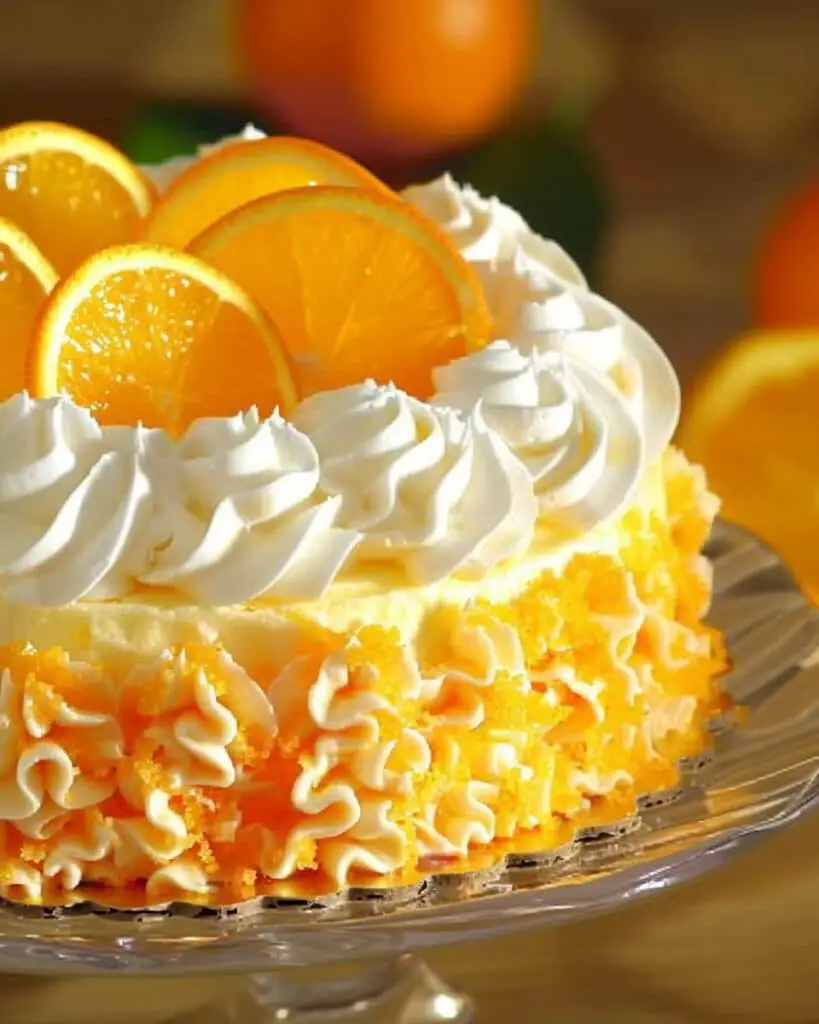 Orange Creamsicle Cake