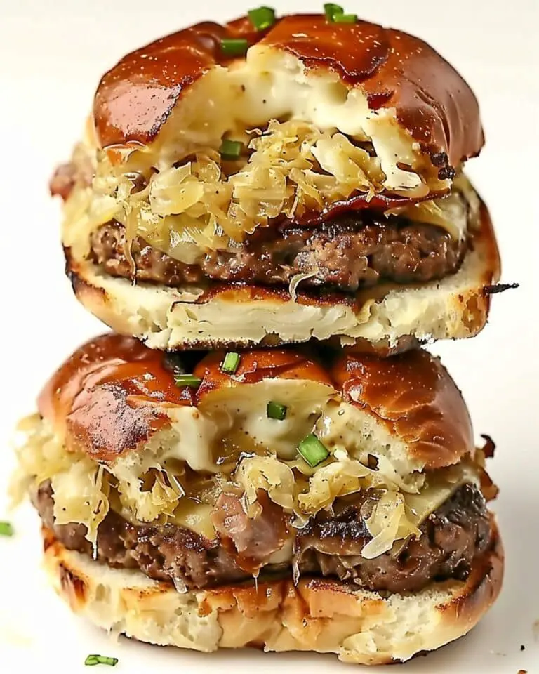 Oven Baked Cabbage Burger