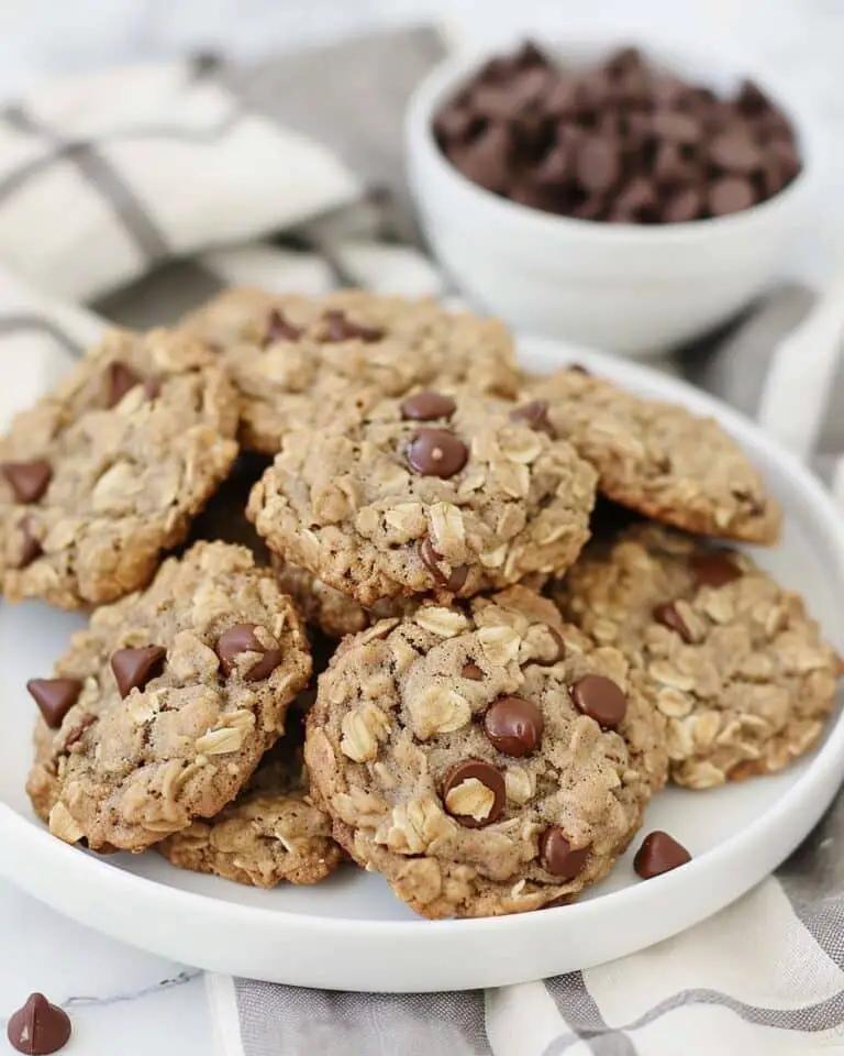 Peanut Butter Oatmeal Chocolate Chip Cookies