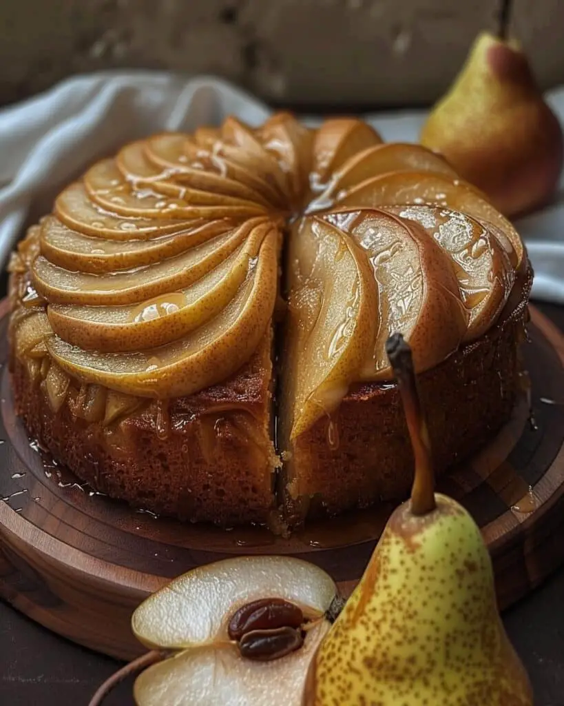 Pear and Date Cake