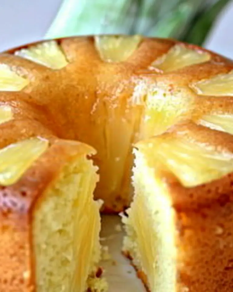 Pineapple Cream Cheese Pound Cake