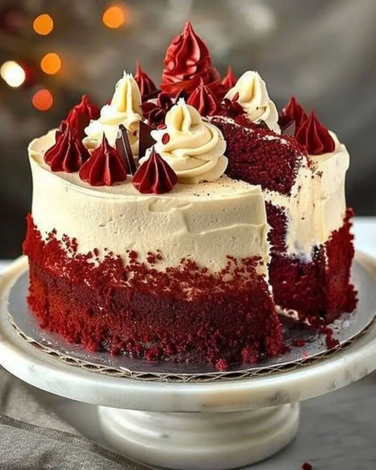 Red Velvet Tree Cake