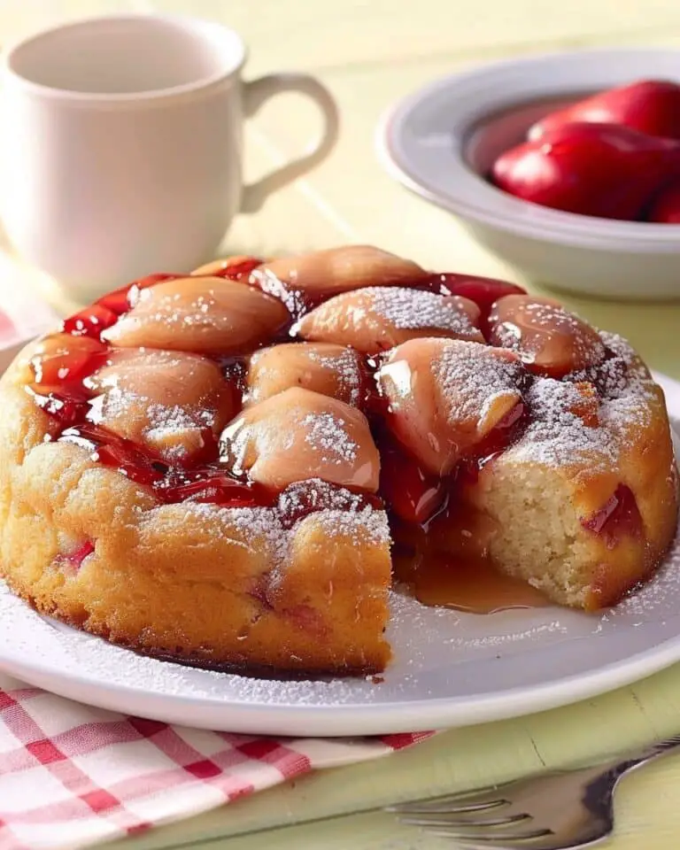 Rhubarb Upside-Down Cake
