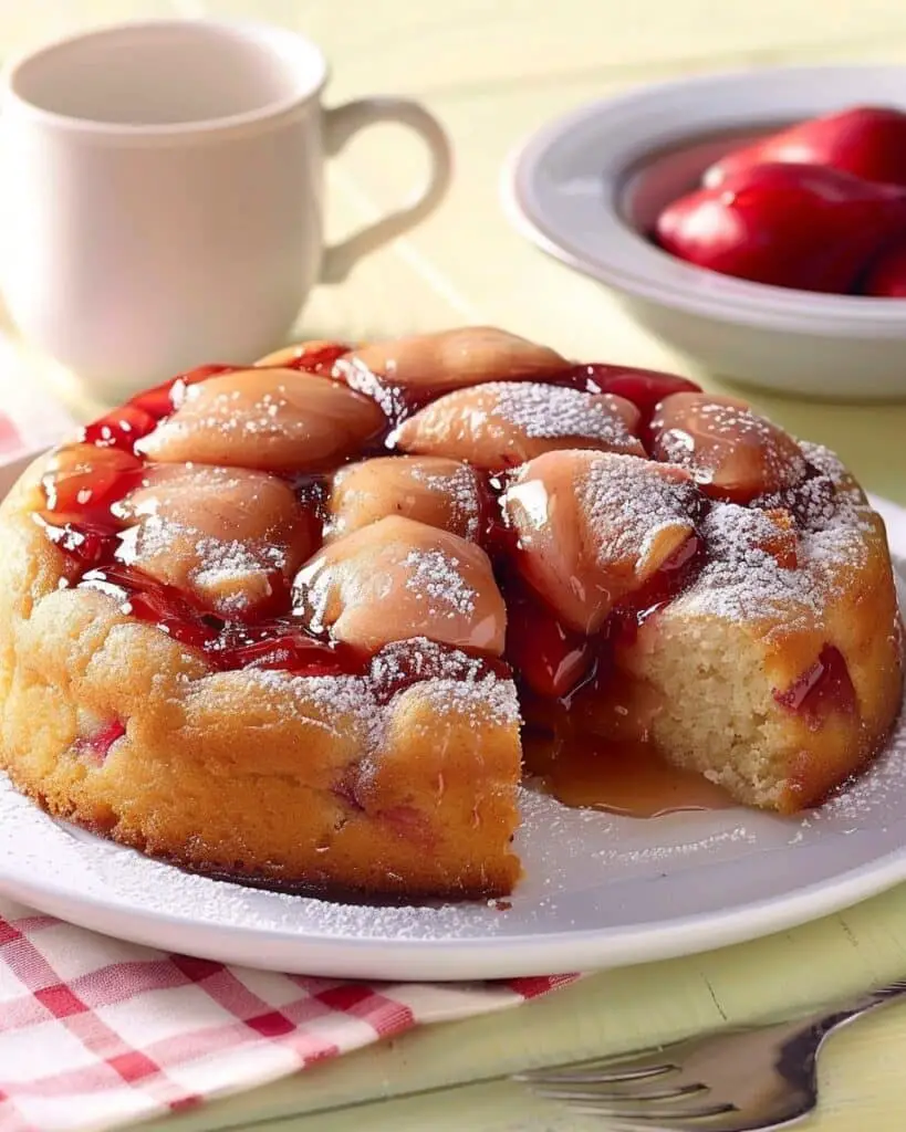 Rhubarb Upside-Down Cake