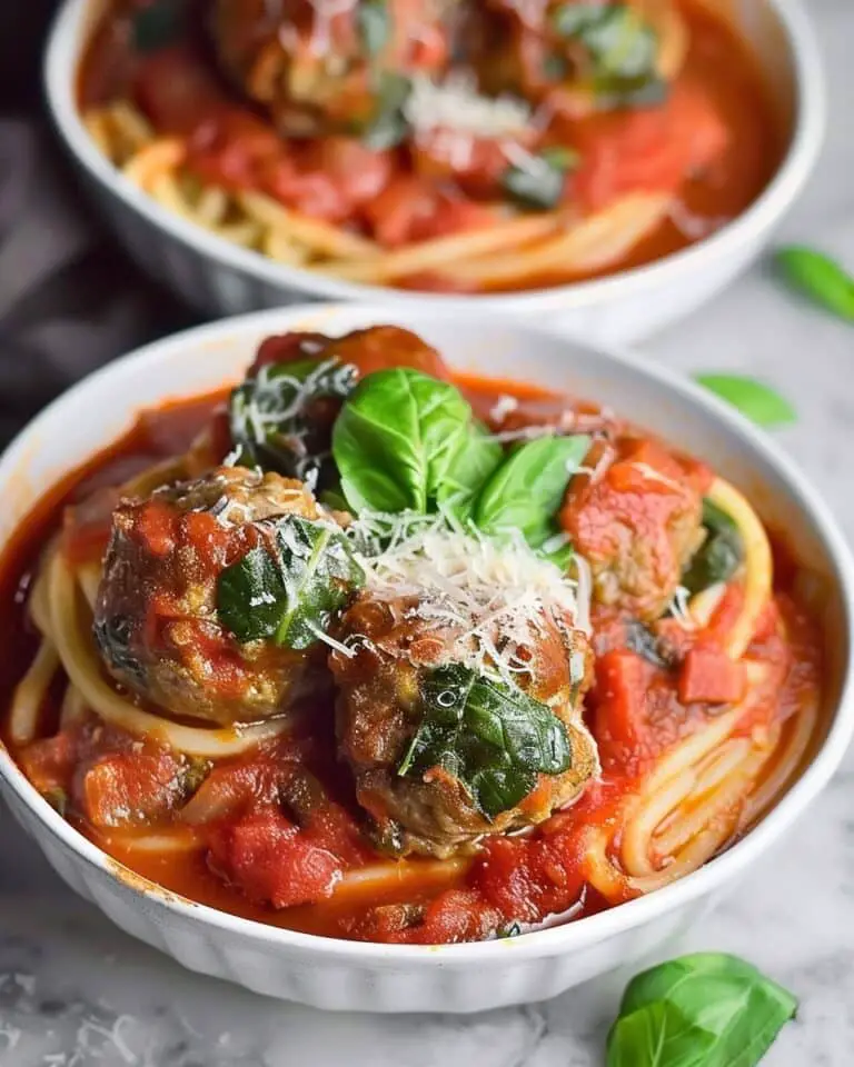 Spaghetti and Meatballs the Italian Way