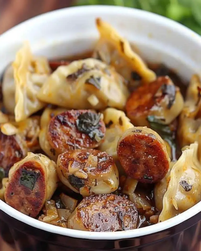 Slow Cooker Pierogi Sausage Casserole