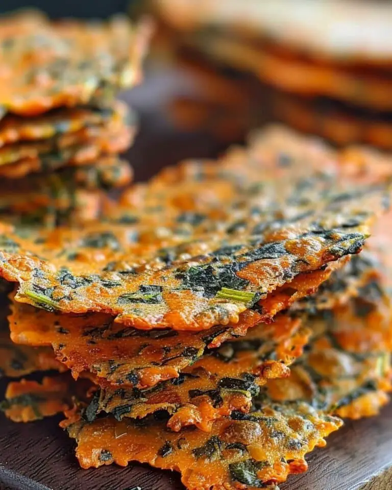 Spinach & Cheese Crisps