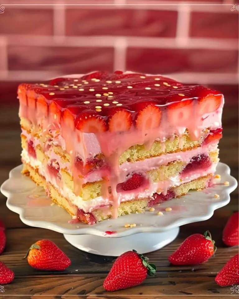 Strawberry Honeybun Cake