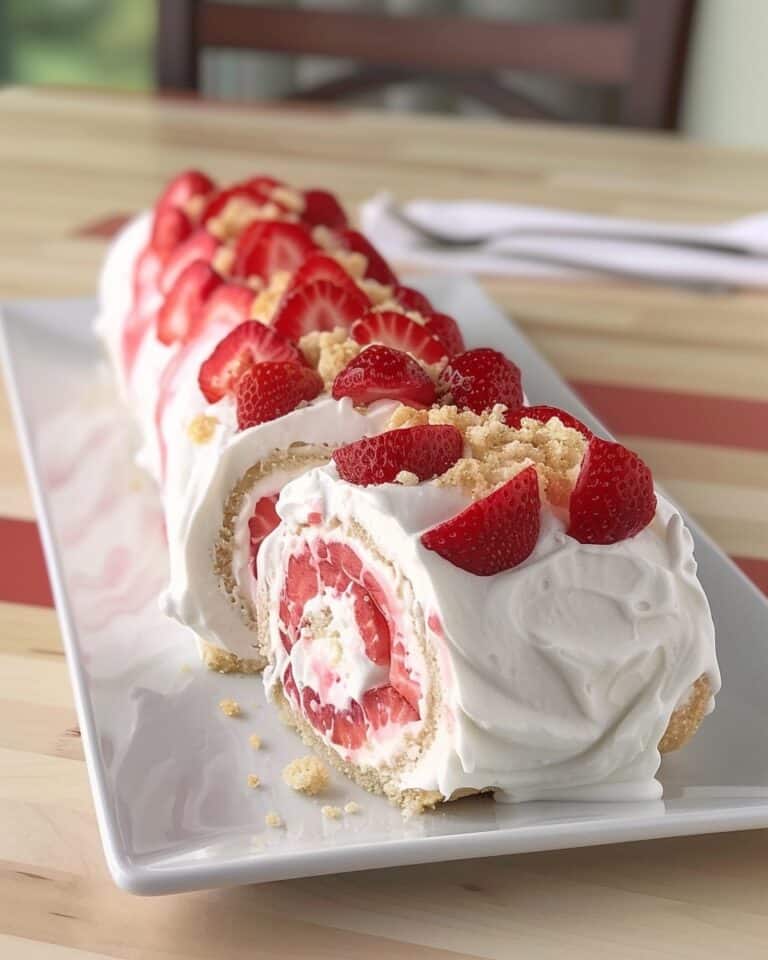 Strawberry Shortcake Cheesecake Rolls