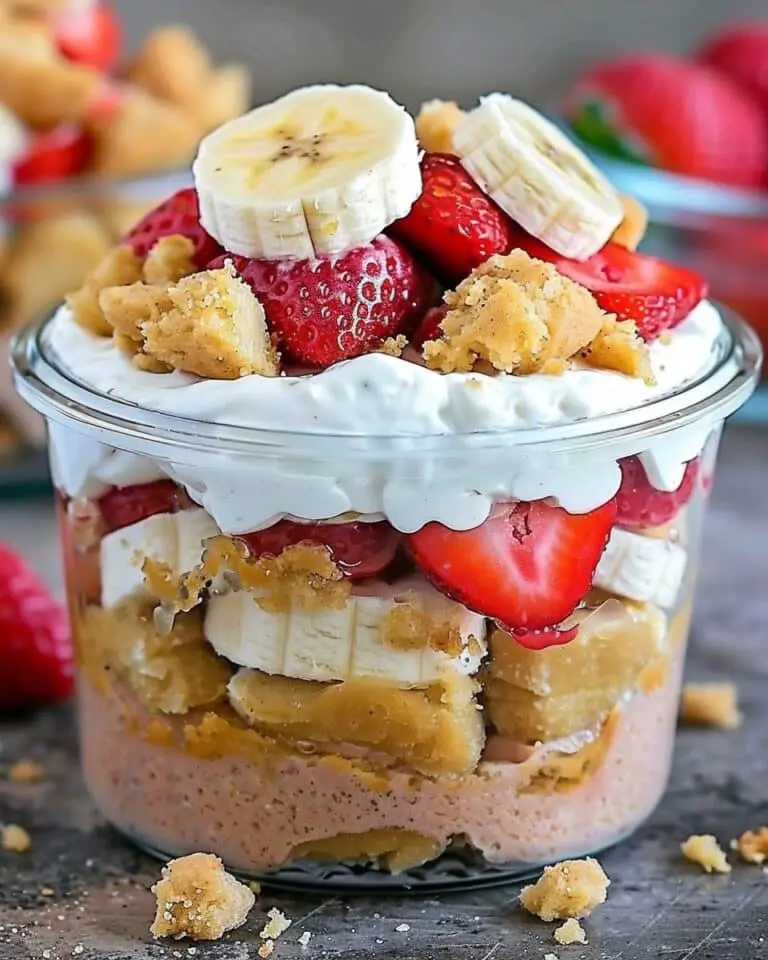 Strawberry Cheesecake Banana Pudding