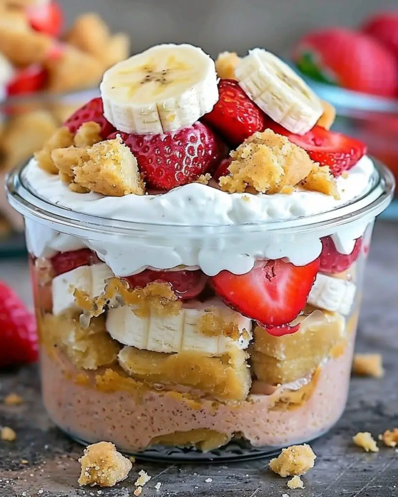 Strawberry Cheesecake Banana Pudding