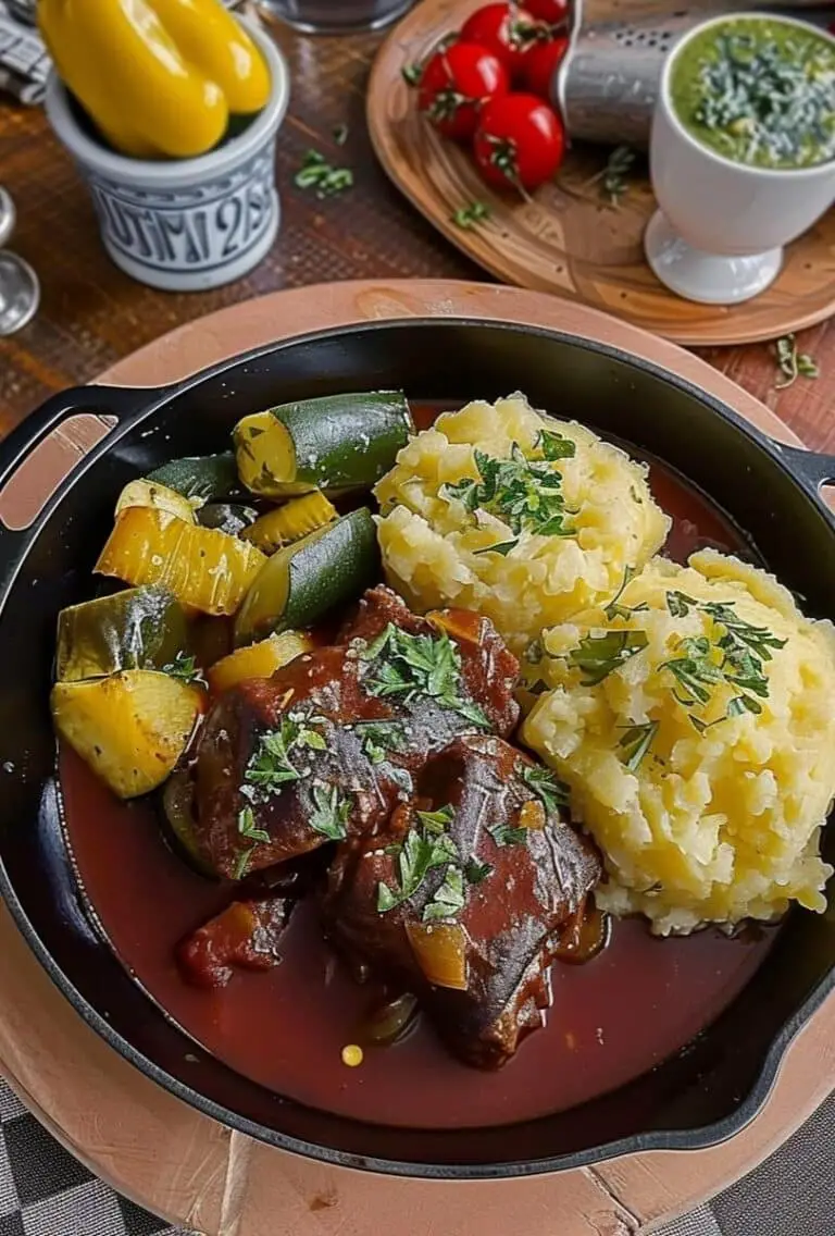 Traditional Romanian Tocana de Ceapa