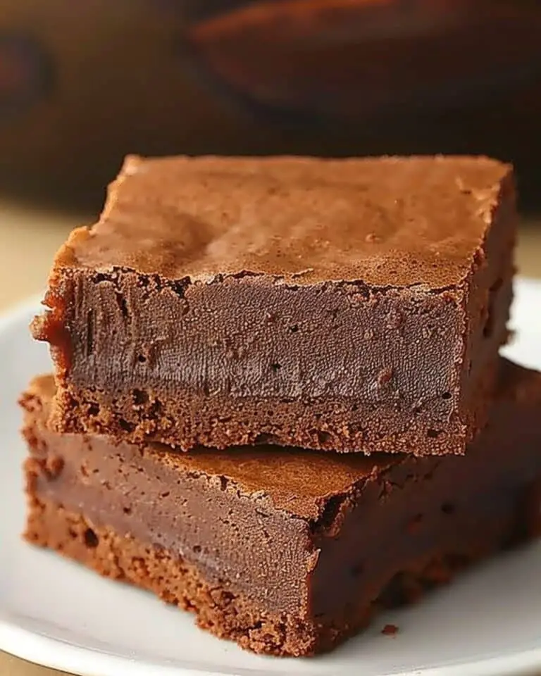 4-Ingredient No-Bake Brownies