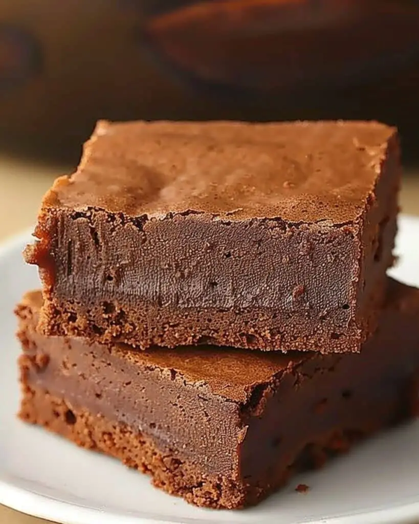 4-Ingredient No-Bake Brownies
