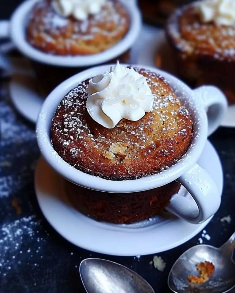 Carrot Mug Cake in 3 Minutes